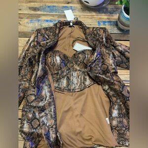 Sexy bra top with jacket!